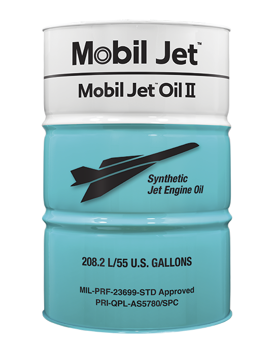 MOBIL JET OIL II 208.2 L/55 U.S. GALLONS