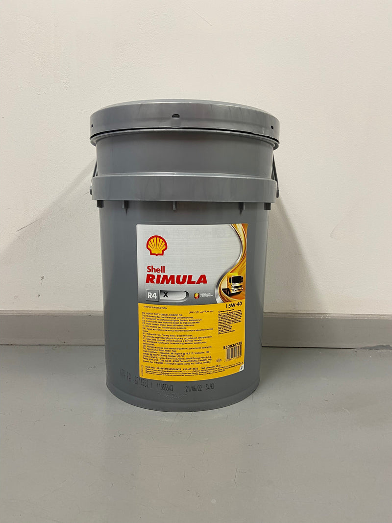 Huile Moteur SHELL RIMULA  R4X    15W40 (20L)